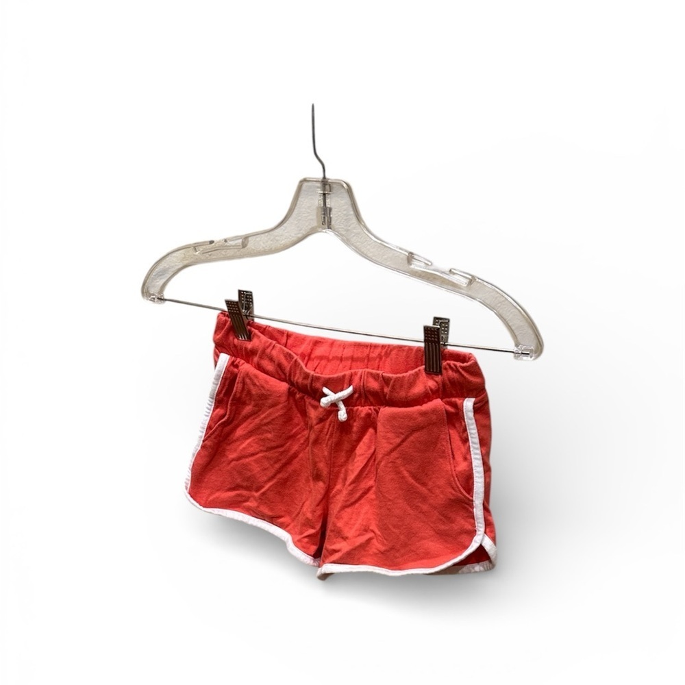Old Navy Red Athletic Shorts with White Trim